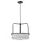 Nuvo Warren - 17 Inch Pendant - Gun Metal with Satin White Glass 60/8037 - alternate 1